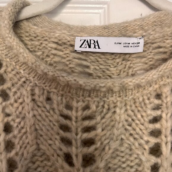 Zara Mesh Chunky Sweater - Picture 2 of 3